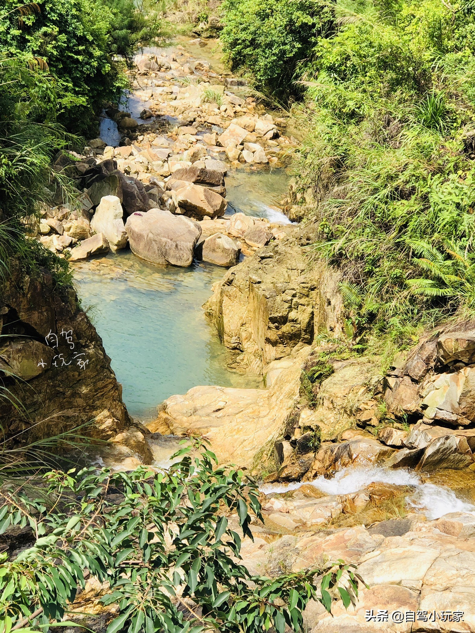 一个开车就能到的“大碧潭”，瀑布、溪流免费任你玩，来的人很少