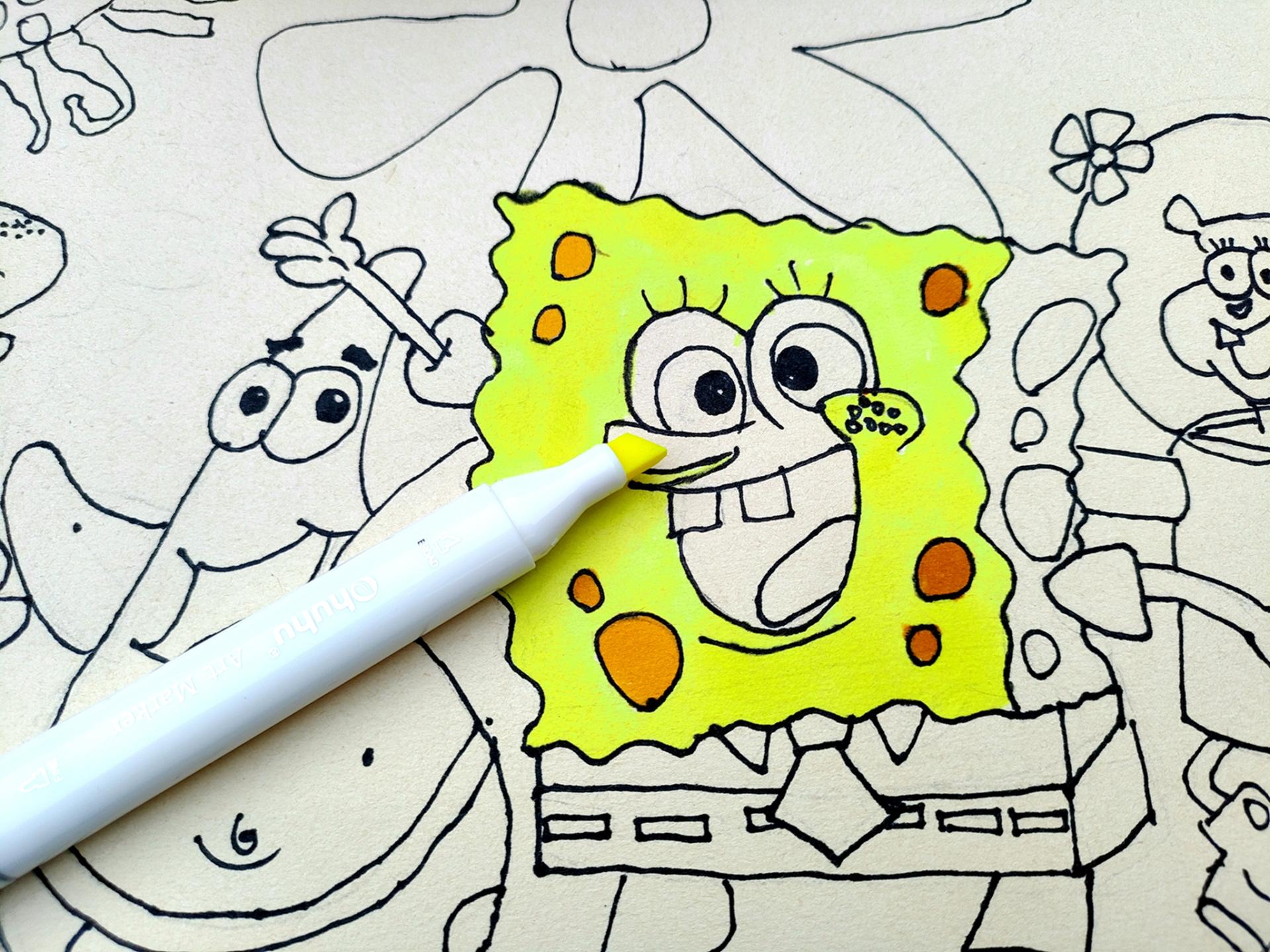 100多种颜色的软头马克笔,颜色全好用的软头马克笔