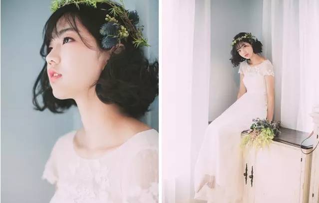 短发新娘发型教程超级高贵又大气,短发怎么打理成新娘发型