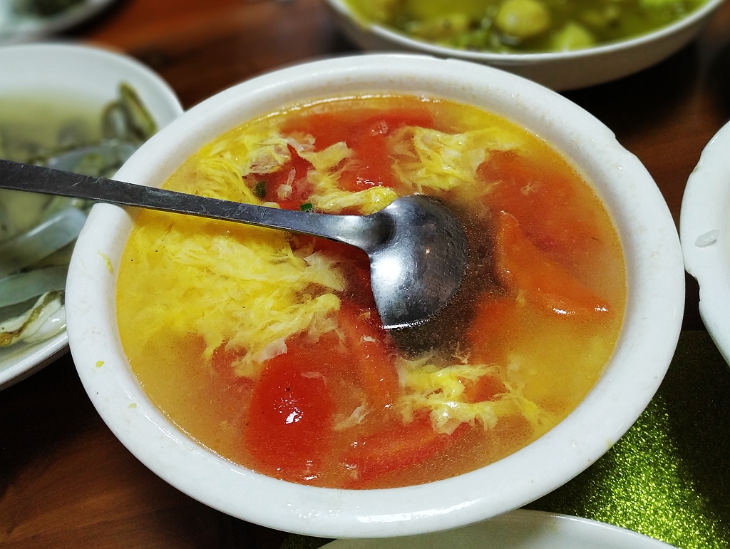 三门花桥镇红旗农家乐园午餐~非常有特色的一桌农家菜