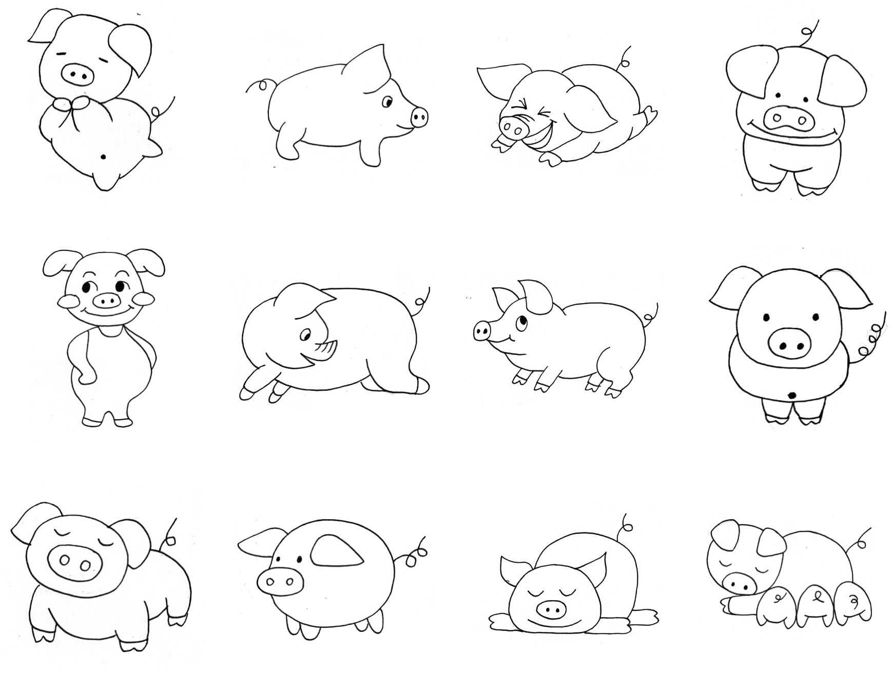 送给爸爸的节日礼物简笔画,100幅简笔画学完赶紧教孩子