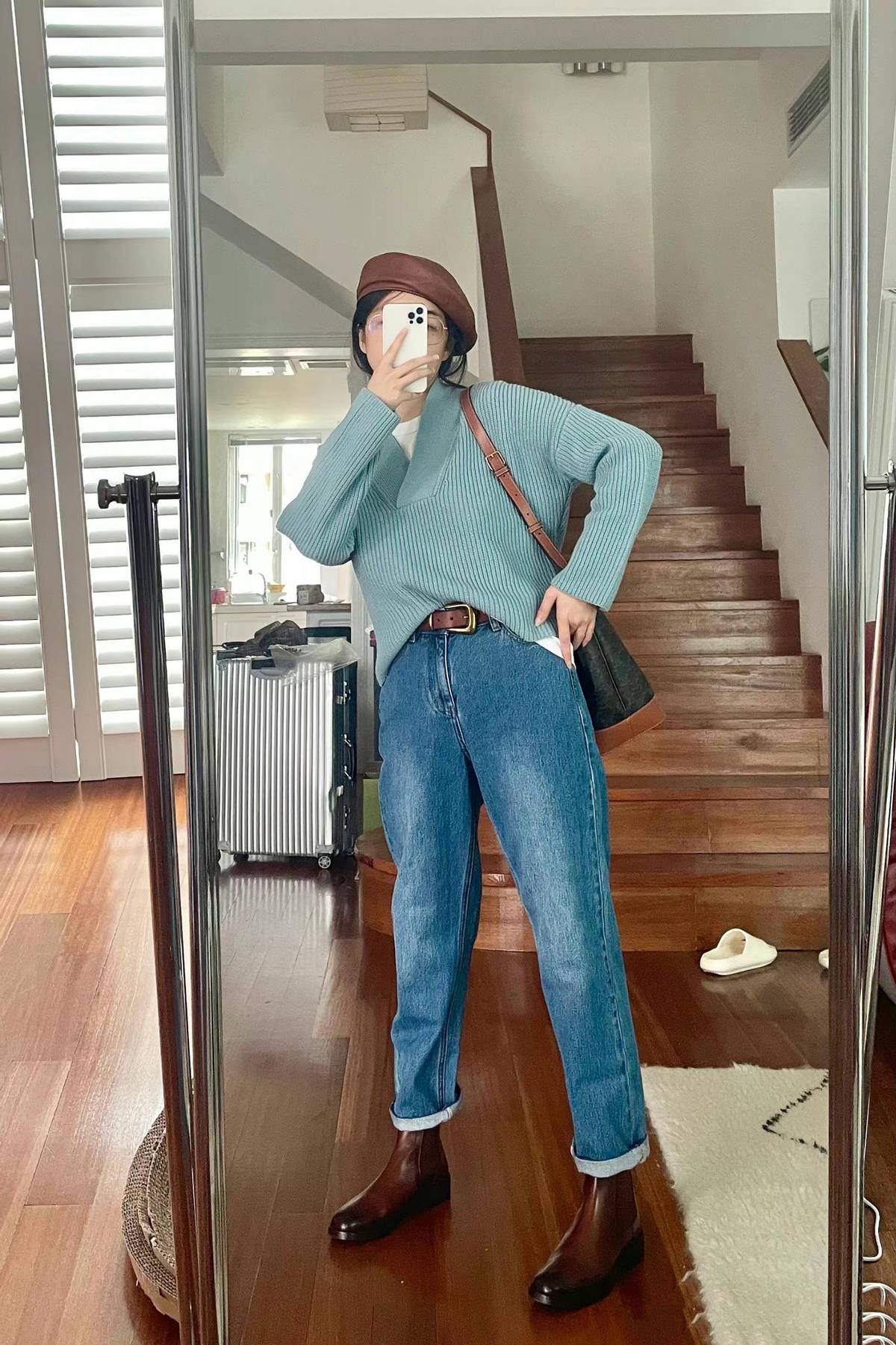 人手一条的高腰牛仔裤,人手一条日常百搭牛仔裤