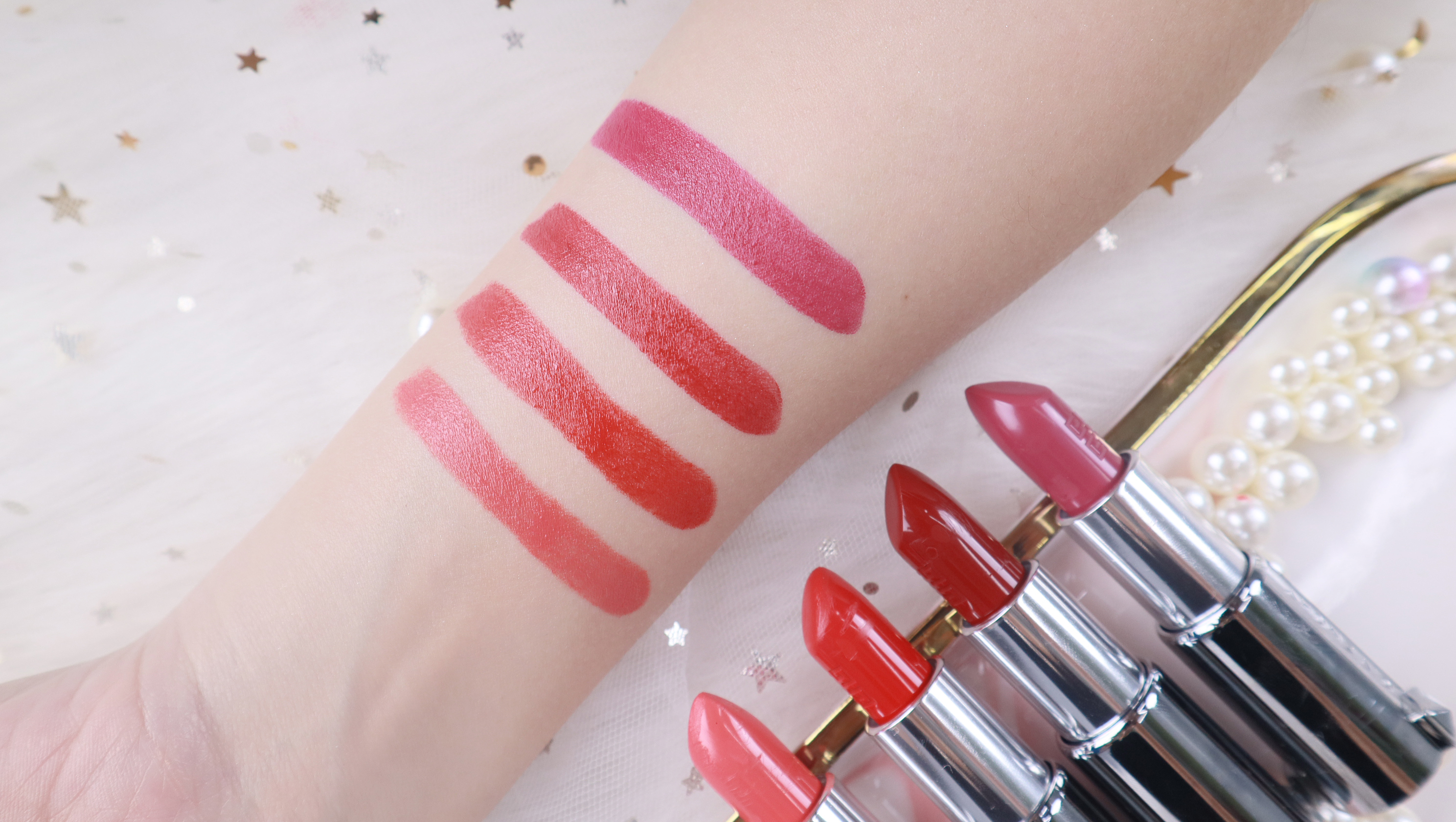 小羊皮哪个色号适合素颜,小羊皮四支装试色