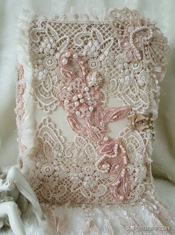 自制手帐本蕾丝花边,自制复古手帐蕾丝花边教程