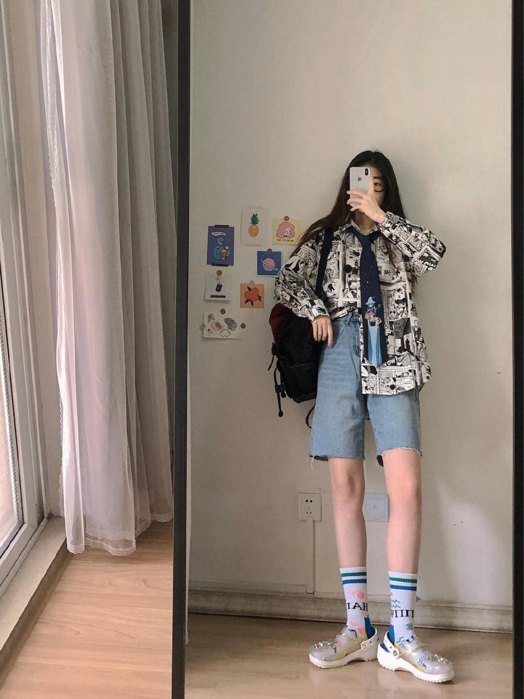 短裙穿什么袜子显腿好看,160120斤微胖女生短裙怎么配袜子