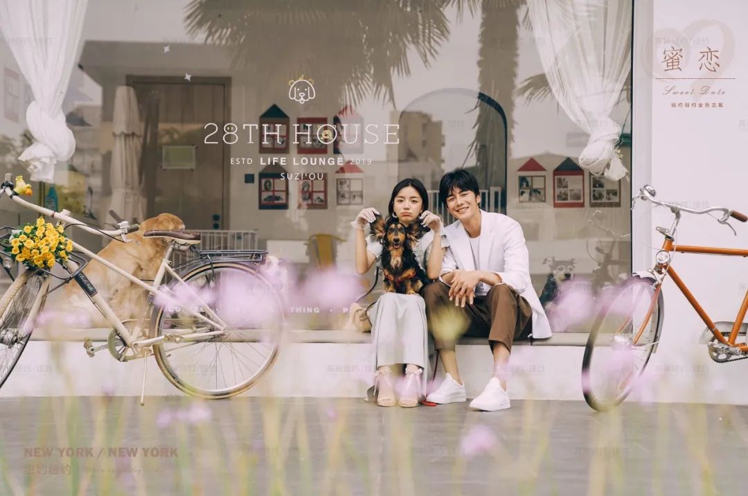 复古婚纱照民国风街拍,胶片感婚纱照推荐