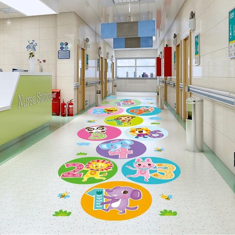 幼儿园外围墙贴纸,幼儿园贴纸墙贴造型