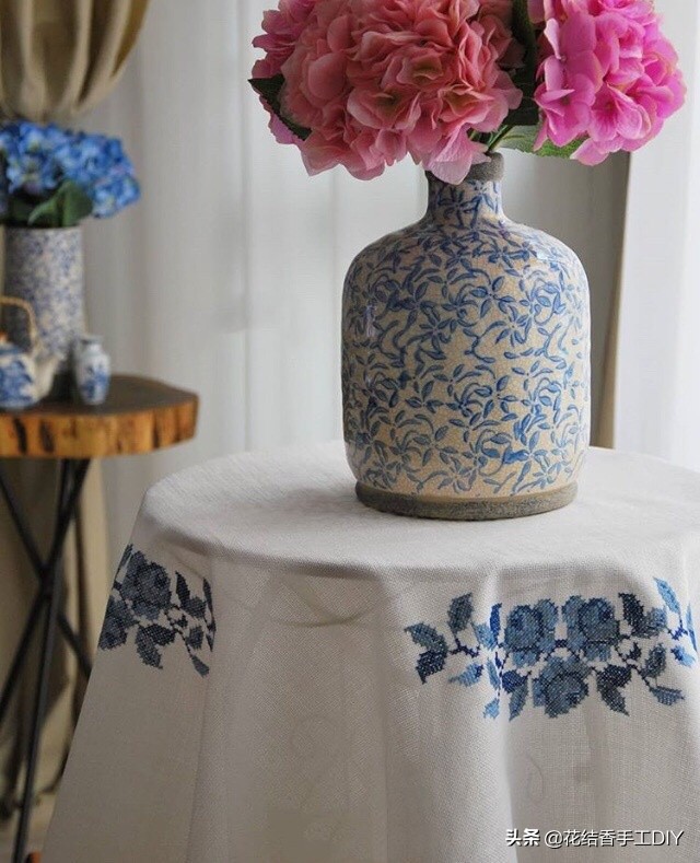 十字绣美丽的画,十字绣美丽花边