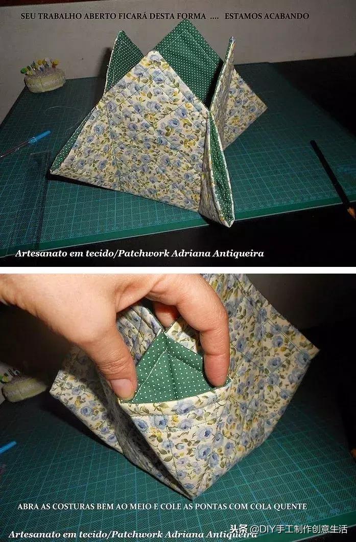 布艺收纳整理包,布艺收纳包制作教程