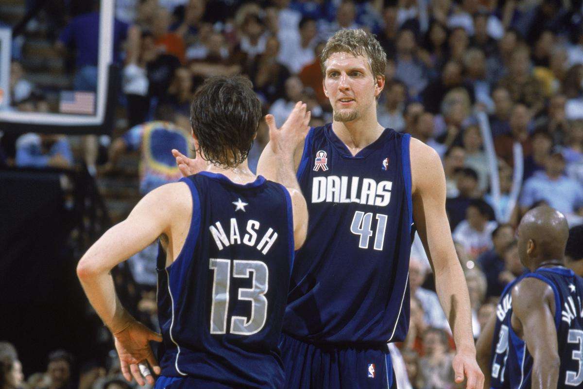 纳什诺维茨基看独行侠,诺维茨基纳什现身总决赛