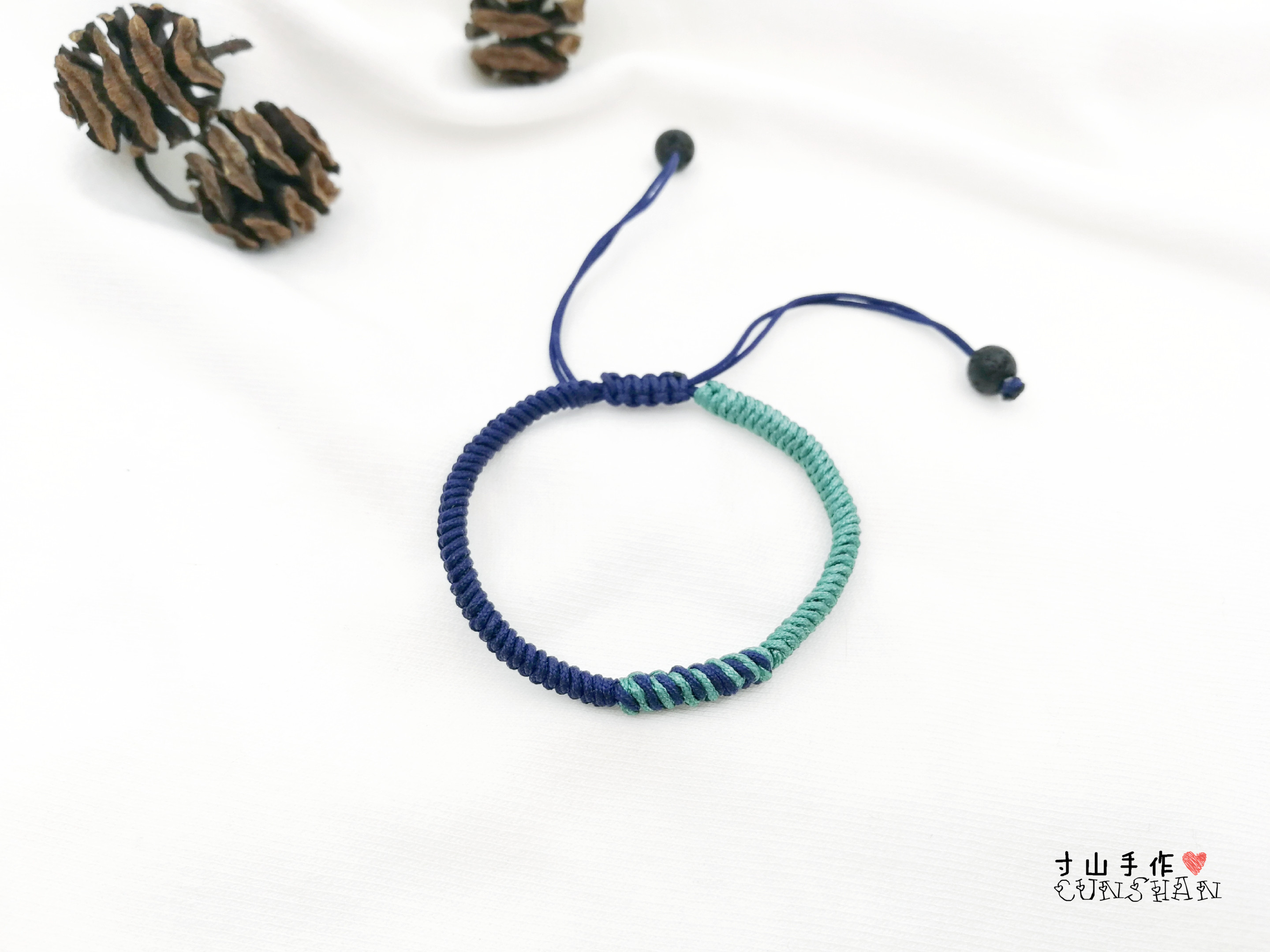 100种编弹性手链绳结的打法,文玩手串单绳打结方法