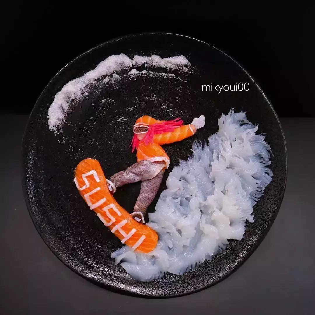 他用3d作画每张图都美到窒息,用三文鱼作画也能美到爆