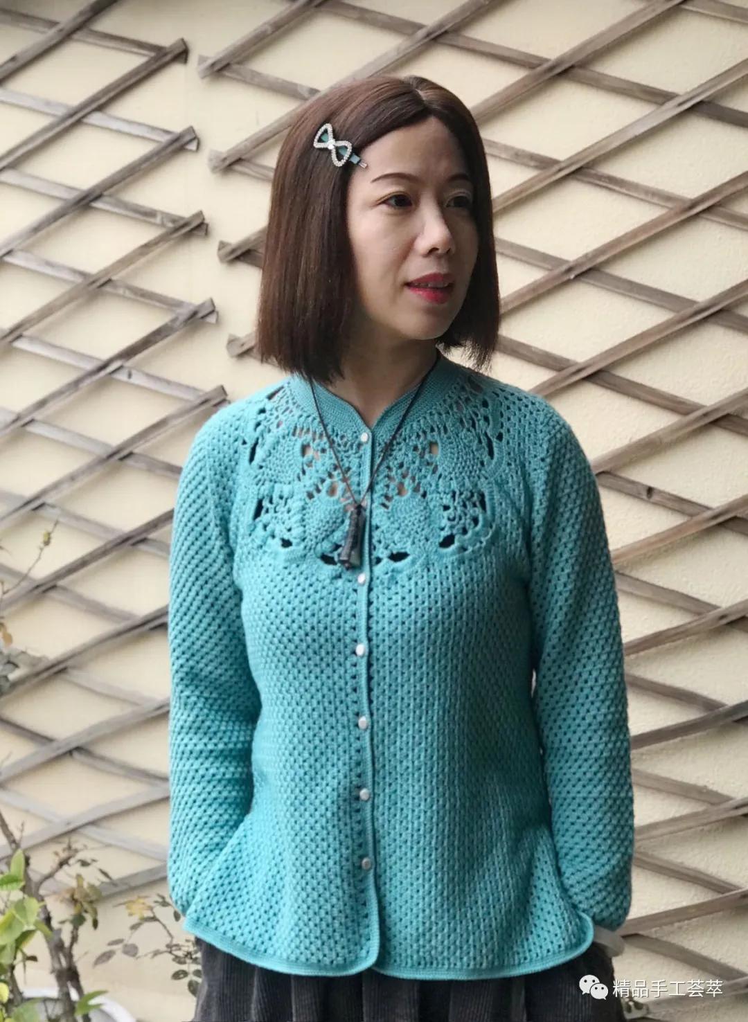 乐织小舍老师的一款中式风格开衫