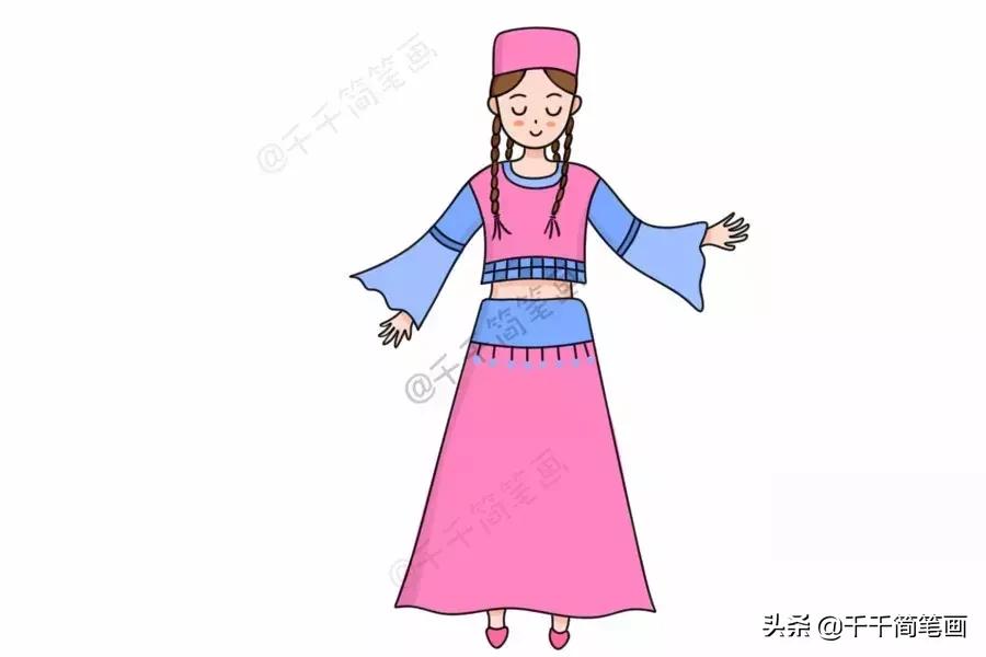 人物创意简笔画儿童,家长特色简笔画