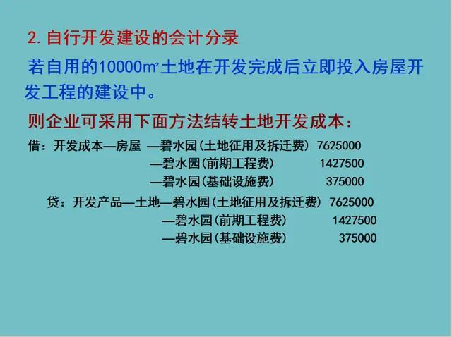 房地产会计分录技巧讲解,房地产结转收入和成本的会计分录
