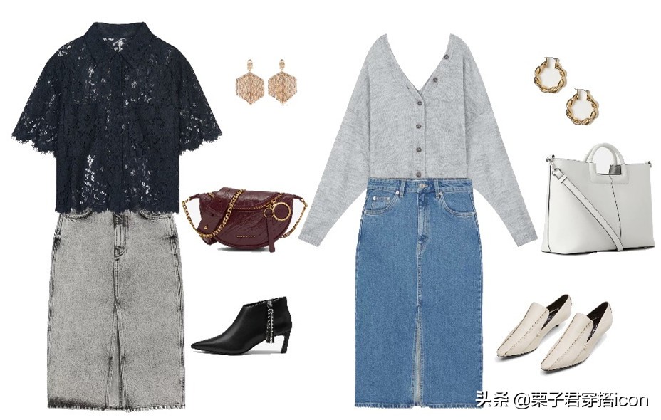 穿搭秋冬半身裙,穿搭半身裙子