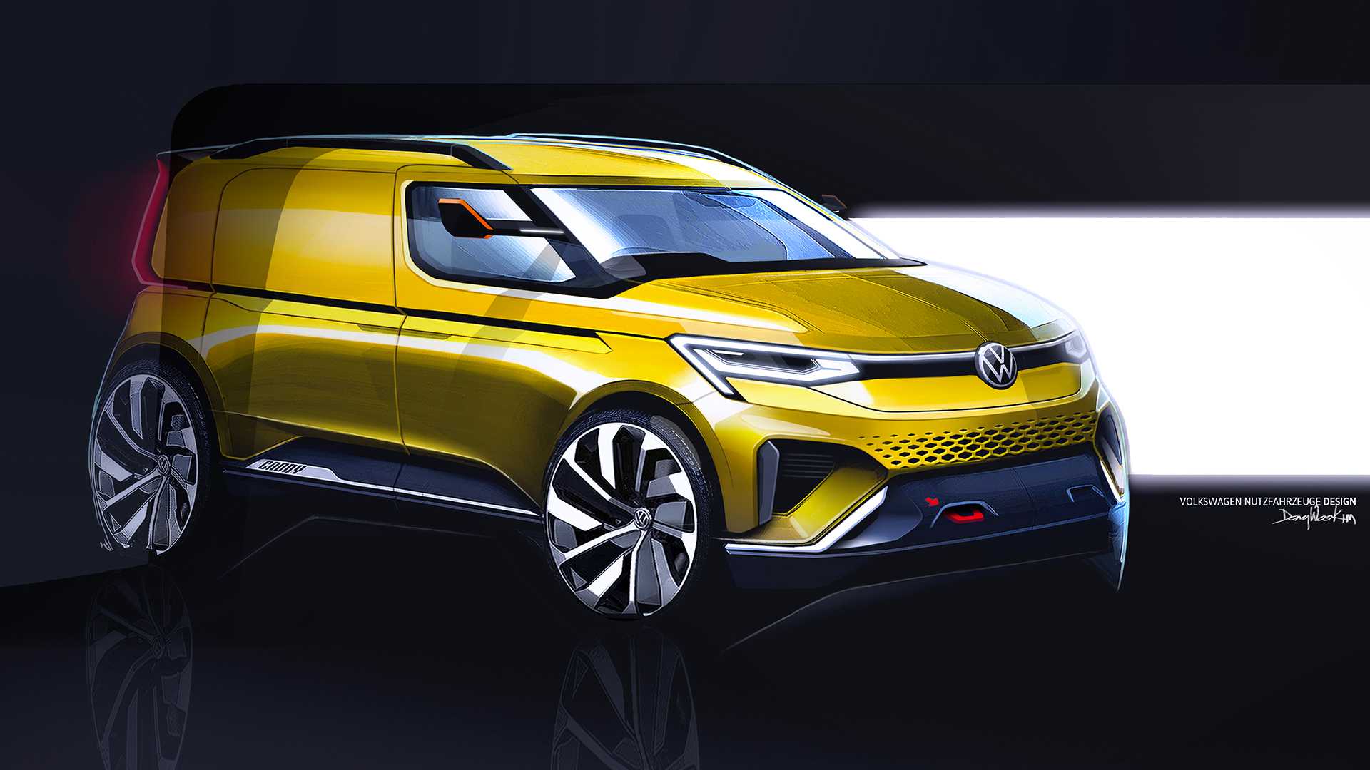 换装MQB平台外观更时尚，全新一代大众开迪渲染图曝光