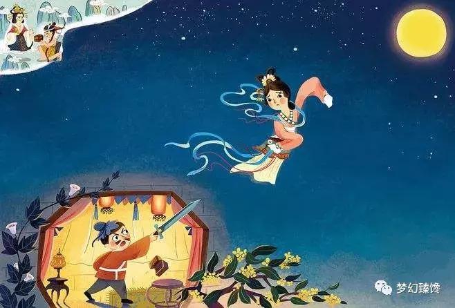 有关中秋的神话故事,中秋节关于嫦娥奔月的故事的寓意