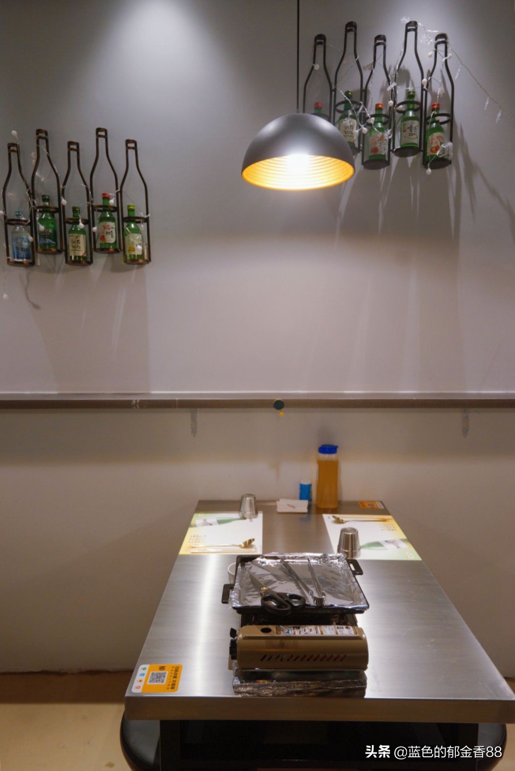 韩国传统烤肉店服务员,在中国去韩国烤肉店说韩语点餐