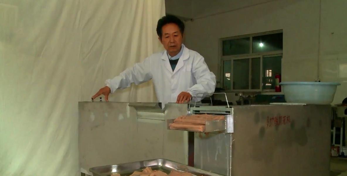 西安老师傅做牛肚,纯牛肚的手工制作