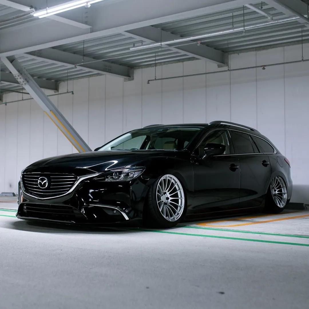 阿特兹轮毂改装案例,马自达阿特兹改装案例