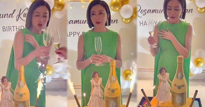 关之琳生日派对视频,关之琳70岁生日宴会