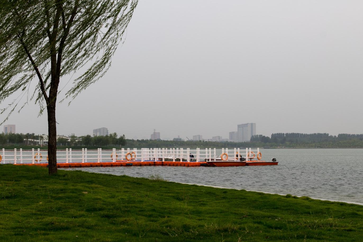 郑东新区象湖生态工程,郑东新区象湖南岸景观绿化工程