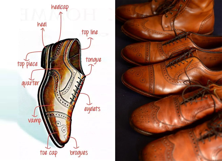 男士布洛克皮鞋穿搭,布洛克皮鞋高级穿搭
