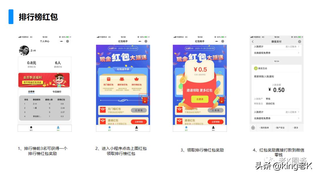 个人微信红包裂变方法详解,用红包裂变集赞