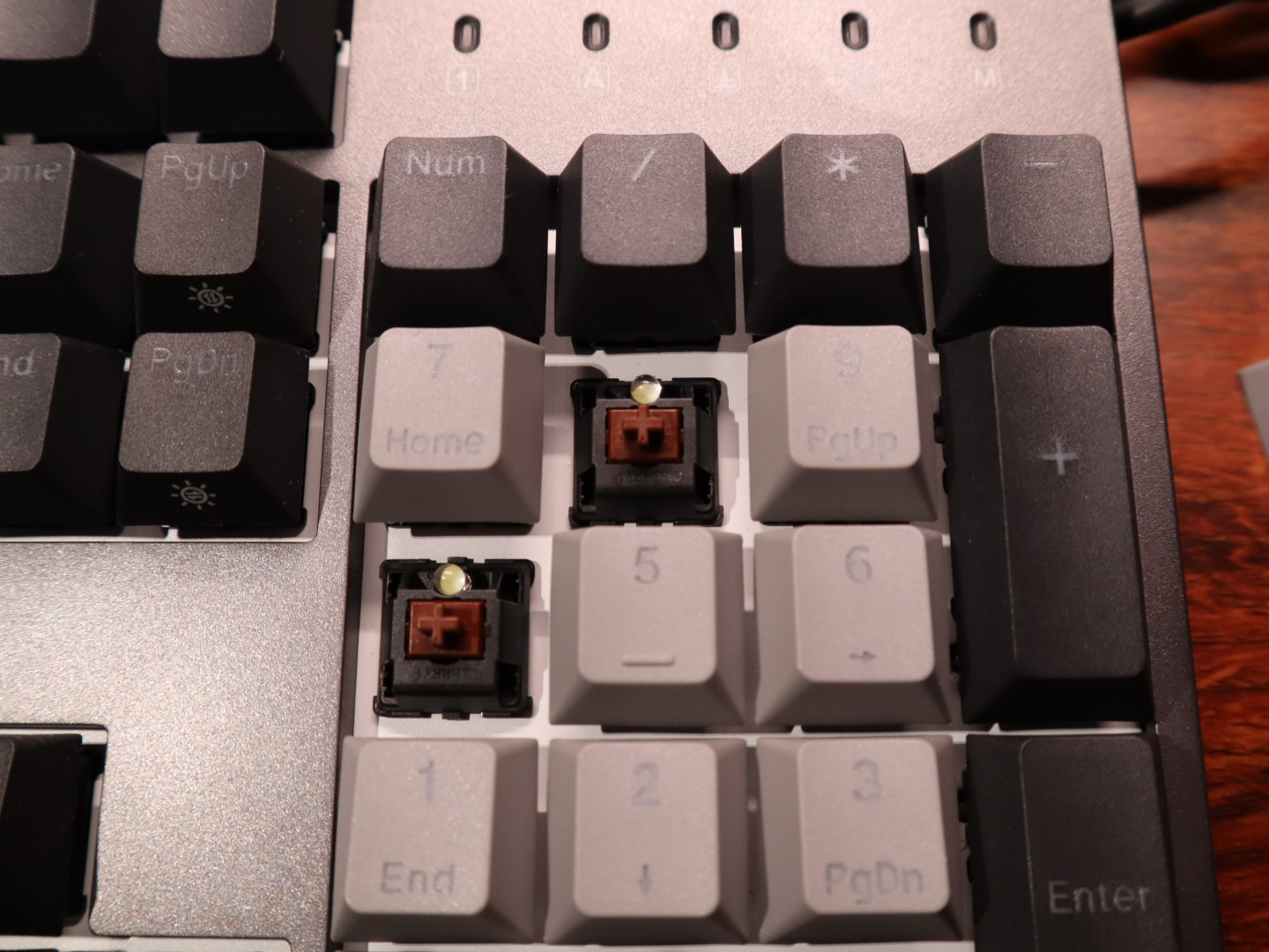 杜伽k310w键盘银轴,杜伽k310v2白光限定版机械键盘