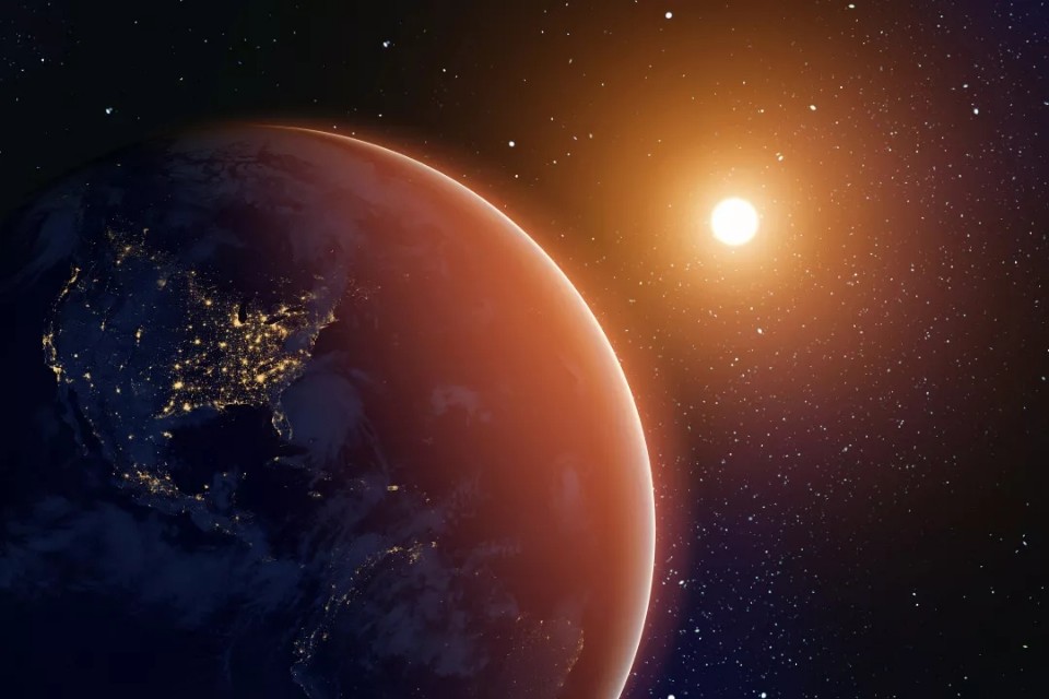 如果地球是1cm那么宇宙是多少,如果地球是颗球