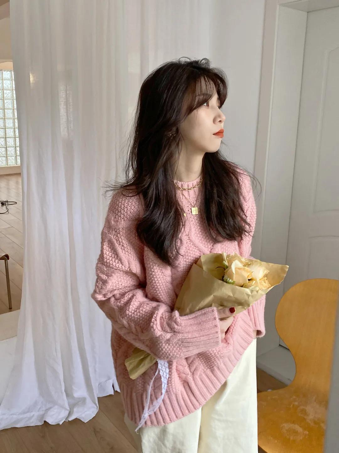 韩系慵懒日常穿搭,自带高级滤镜穿搭