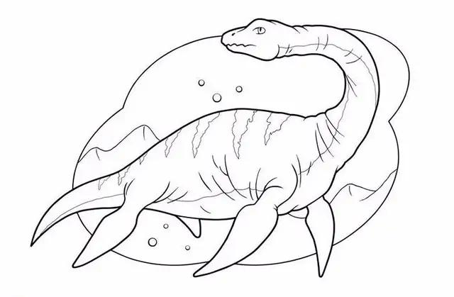 教你常见9种恐龙画法，简单易学，适合小朋友临摹学习的绘画素材