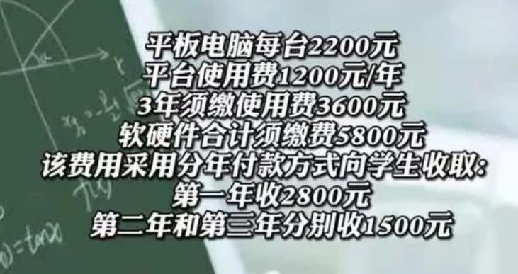 关于强制学生买近6000元平板，央视新闻白岩松点评，得到家长认可