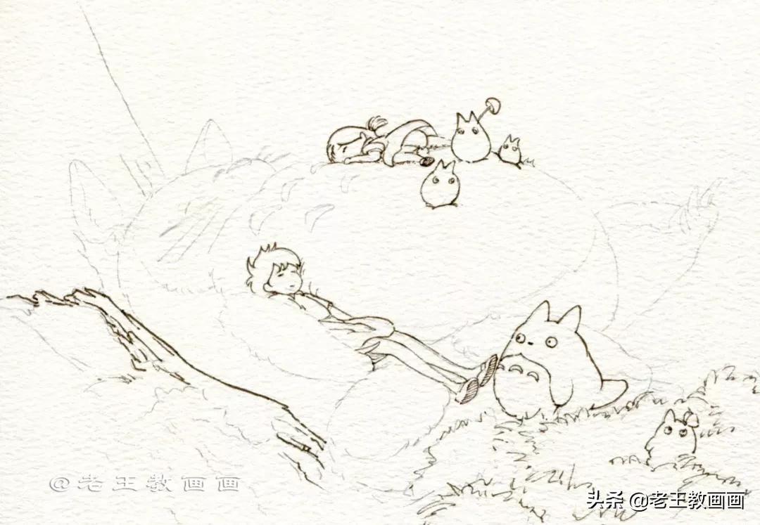 宫崎骏小龙猫的图片可以涂颜色,宫崎骏龙猫可爱视频