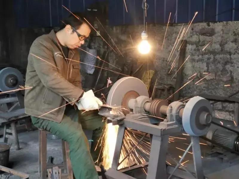 非遗祖传锻打菜刀,新郑非遗李记菜刀