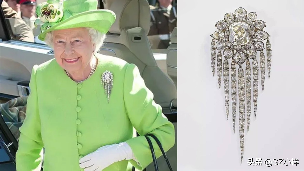 英国女王多奢侈,英国女王佩戴珠宝来源图
