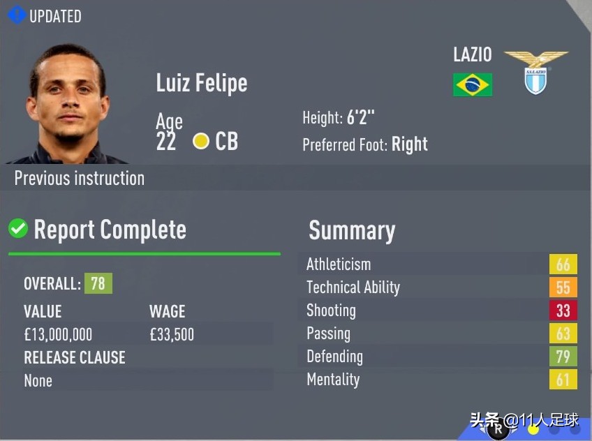 fifa20球员能力值,fifa20最厉害的队