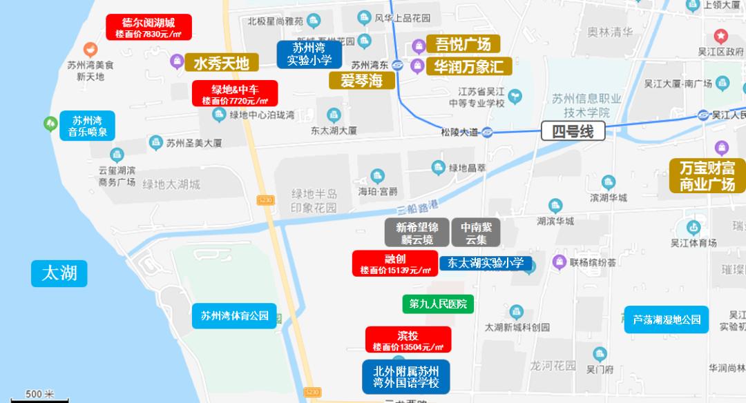 吴江太湖新城绿地怎么样,吴江太湖新城楼盘现状