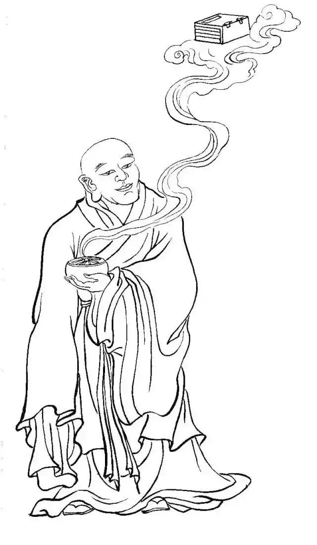 白描佛像线稿图片大全,白描佛像画法图片大全