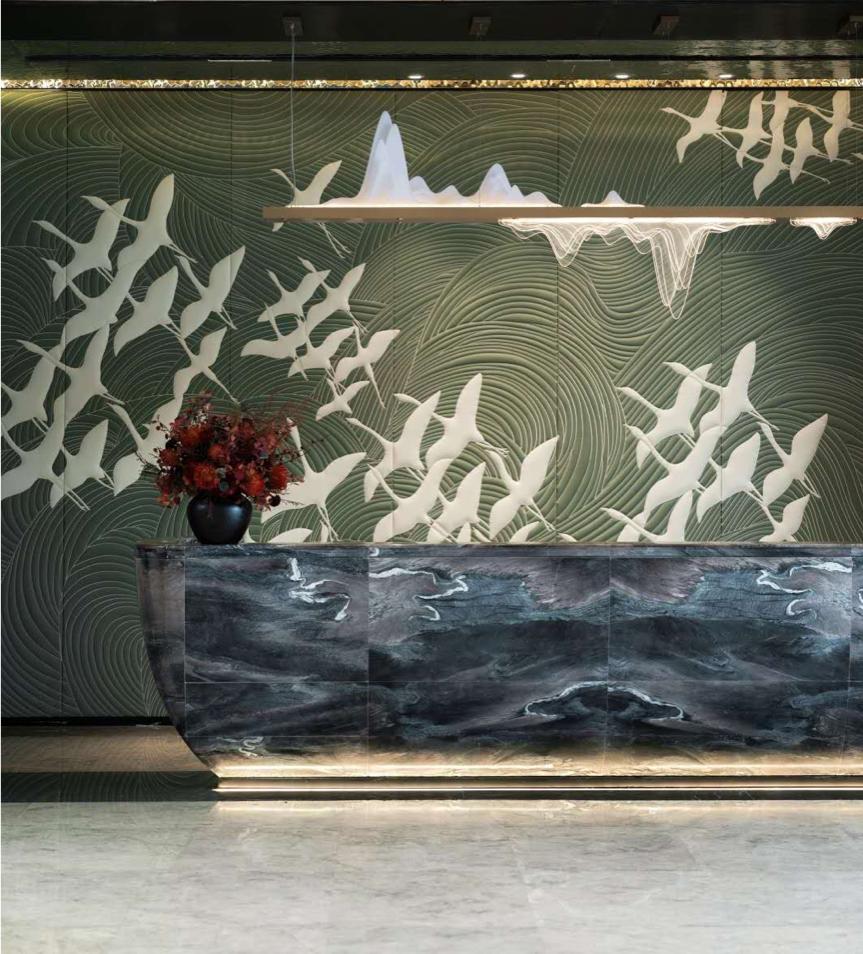 皮雕墙面做法,皮雕上墙设计方法