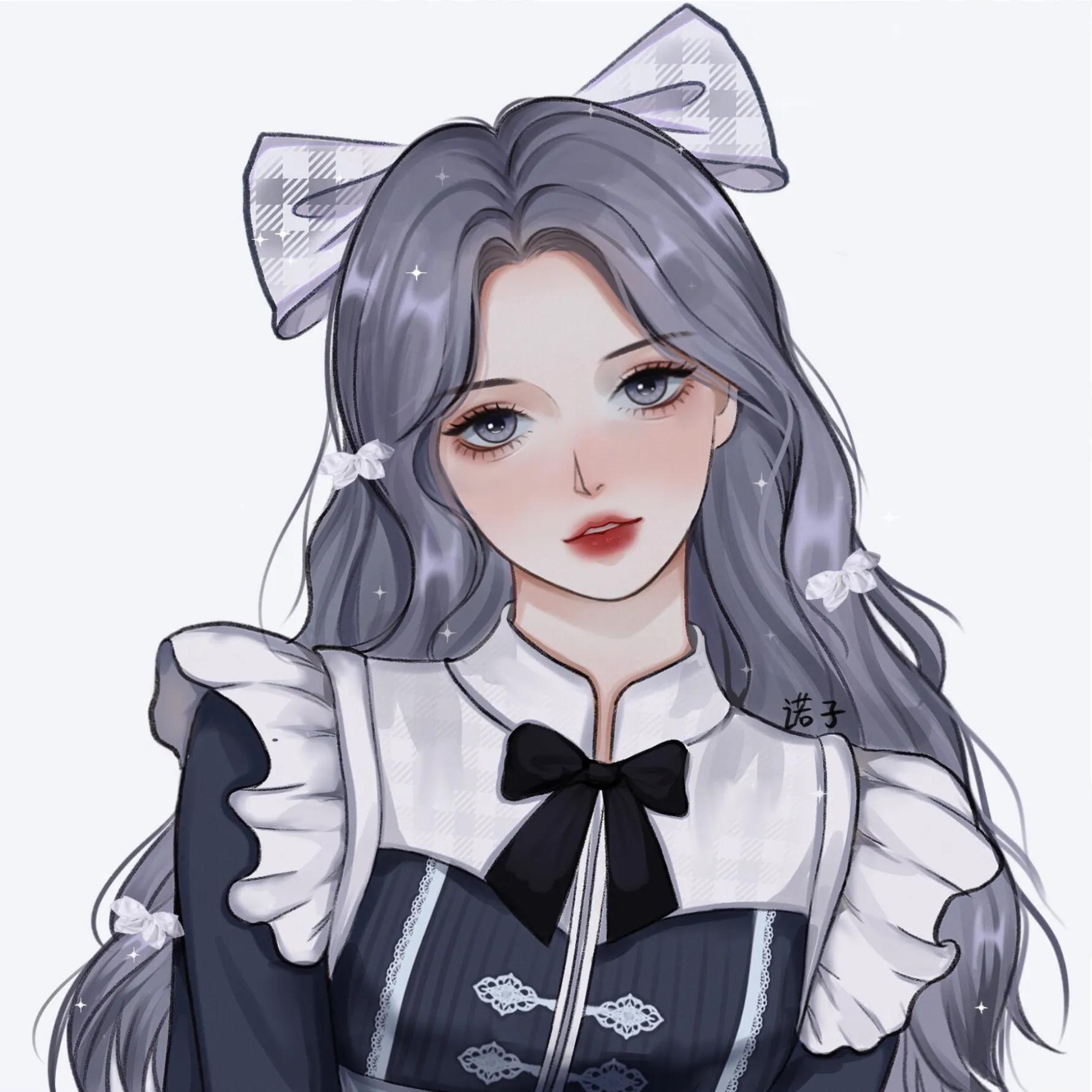 微信头像动漫卡通唯美女生,微信头像图片女动漫可爱抖音