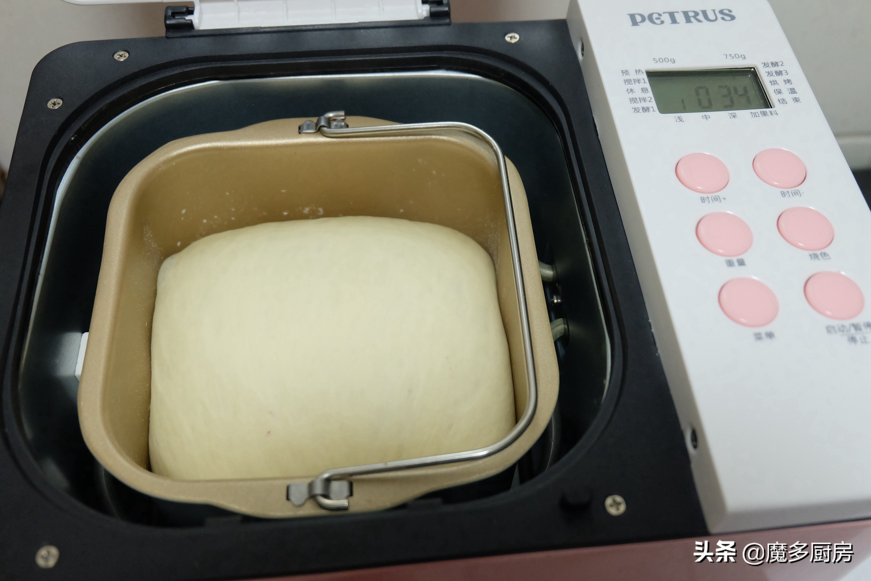 美的面包机低糖面包口味,低糖面包做法面包机