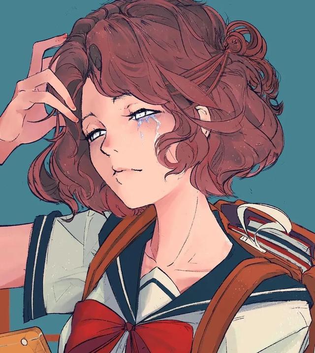 女孩ins风涂鸦画简笔画,欧美剧中的女性插画