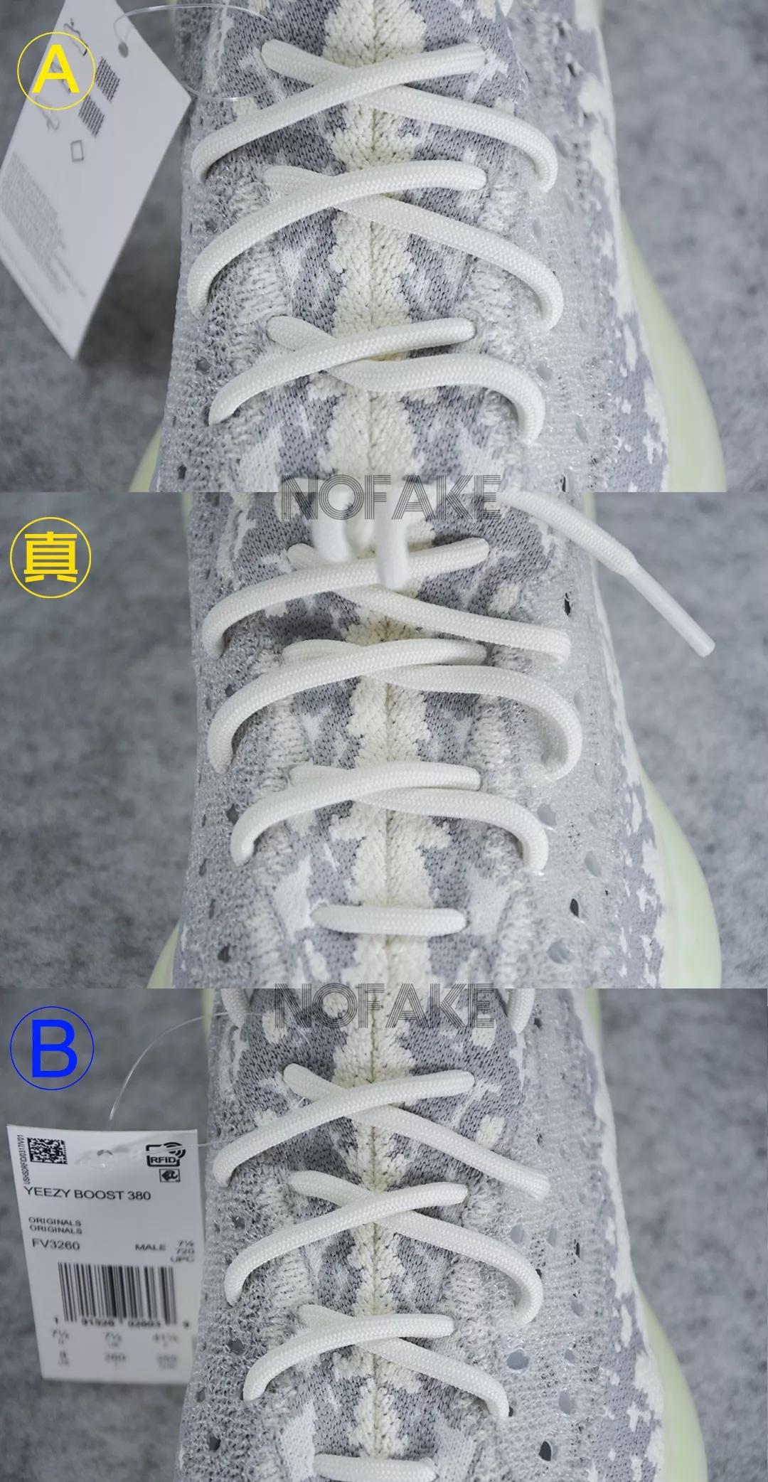 yeezy380真伪对比,yeezyboost380真假