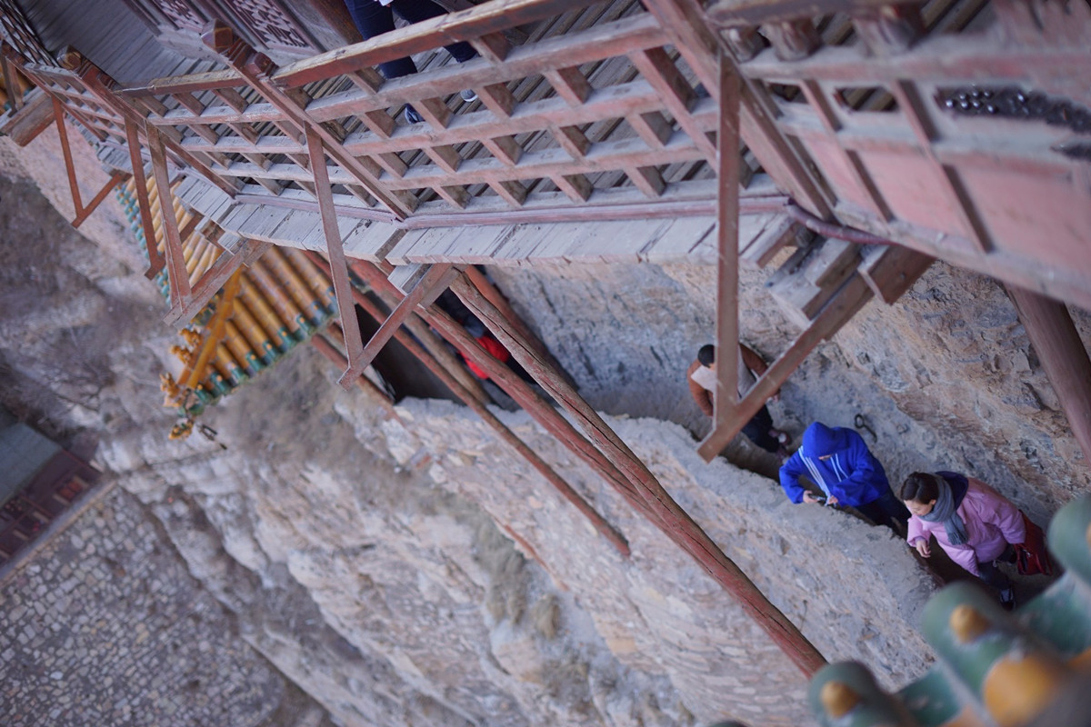 北岳恒山悬空寺是一个地方吗,北岳恒山悬空寺内图片