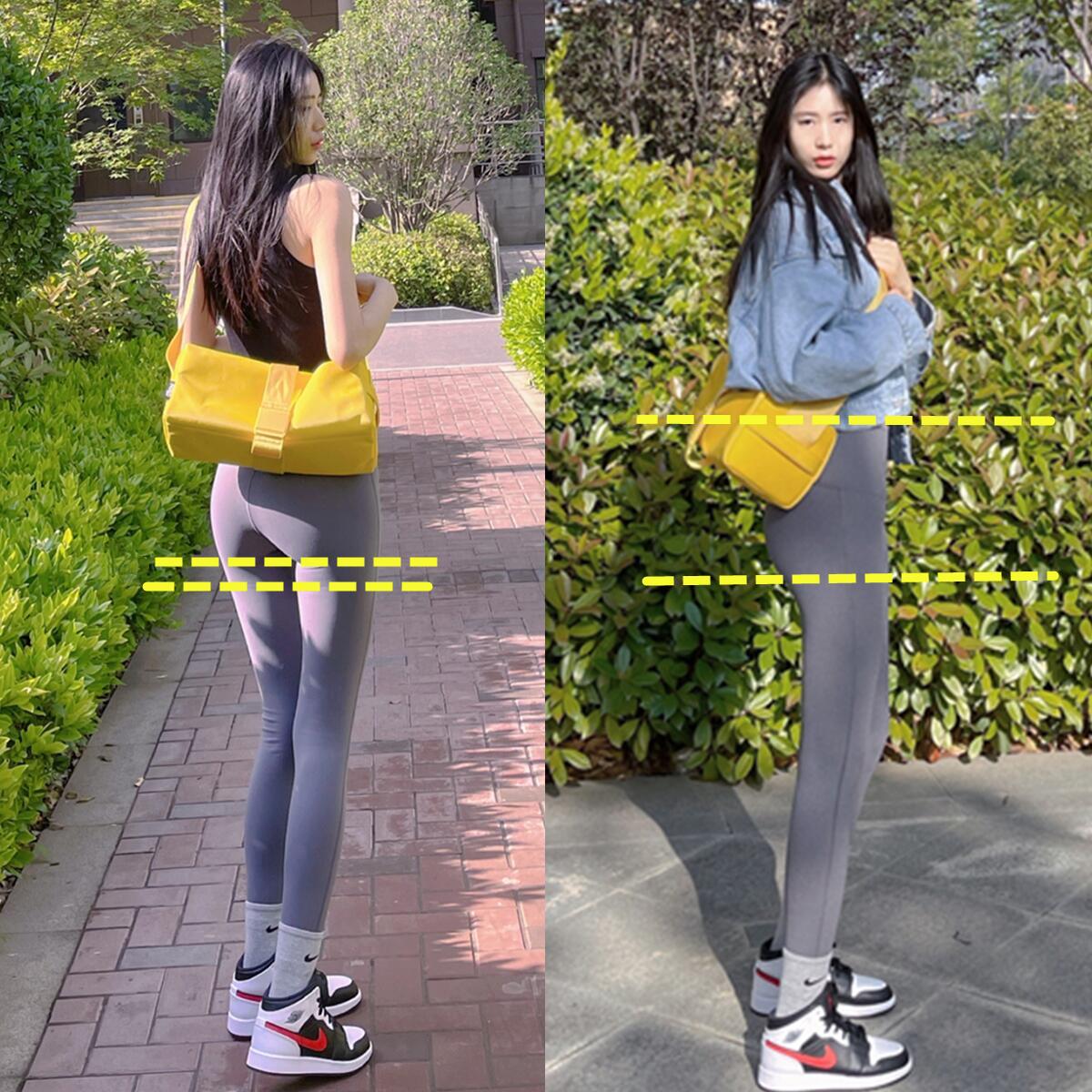 今年最火的形体裤,形体裤高腰提臀