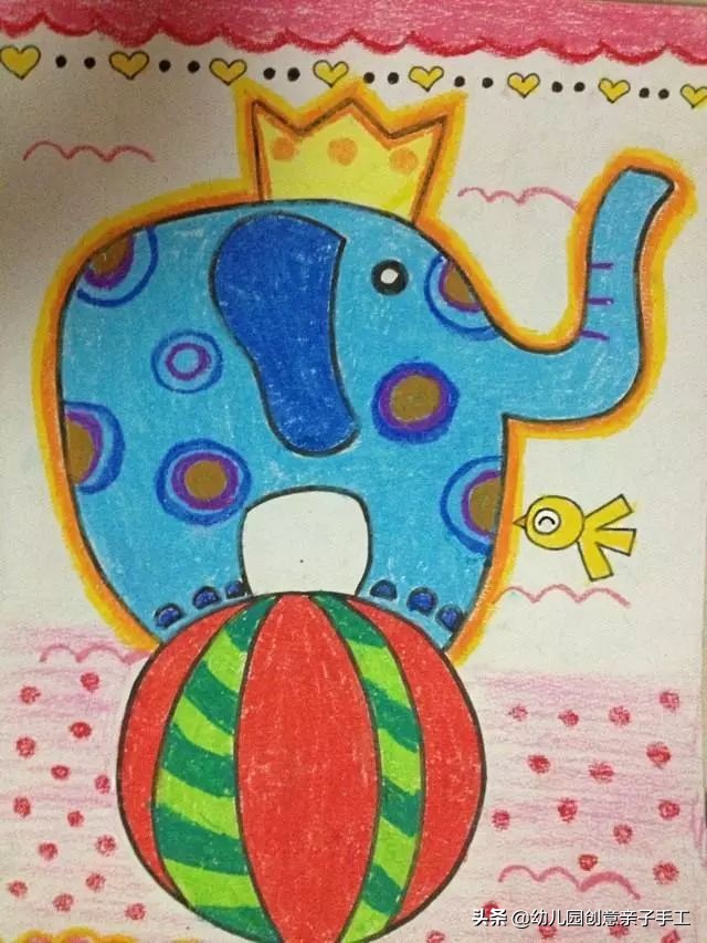 上百张幼儿园创意儿童画,儿童绘画创意3-6岁童年童画