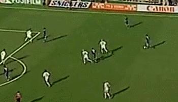 1994世界杯巴乔射失点球,1994年世界杯决赛巴乔背影