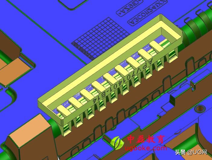 铝合金挤压模具ug,铝合金模具安装示意图